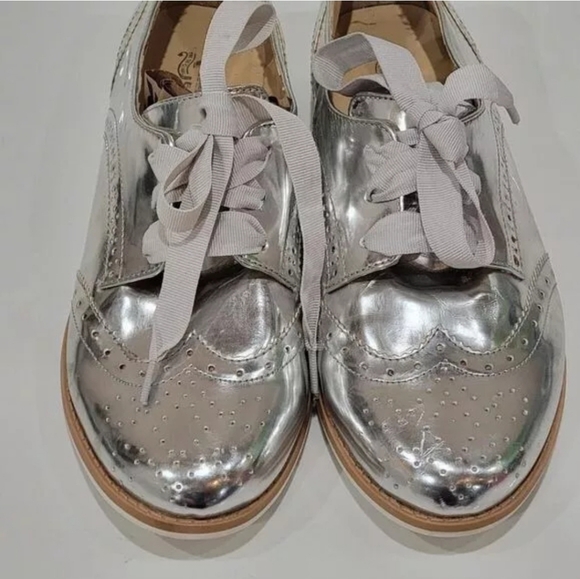 Arizona Jean Co. | Oxford Metallic lace-up dress shoes Size 7.5 - Picture 4 of 8